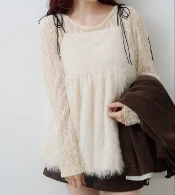 Kastane 벌룬 샤기 뷔스티에