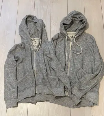 ONIGIRI 풀 집업 후드 부착 후드티 2벌