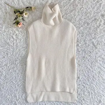 LE PHIL 루필 울 실크 캐시미어 미들 게이지 니트 베스트