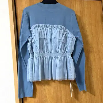 야마다야 YAMADAYA 2026년 블루 프릴 달린 긴팔 상의 9호