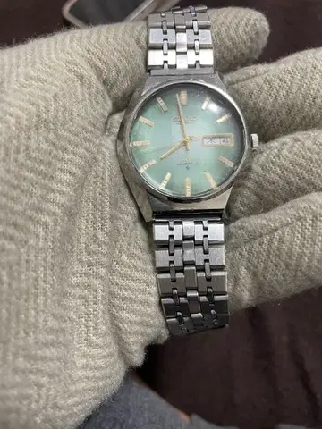 세이코 LORD MATIC 자동 시계 파란색 다이얼