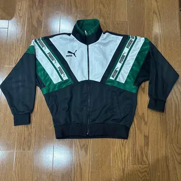 푸마 PUMA 트랙 자켓 저리 자수 로고 L