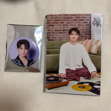 준수 JX Hug&Love 캔뱃지 엽서