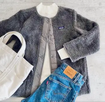 파타고니아 로스 가토스 가디건 XL 그레이 patagonia 플리스