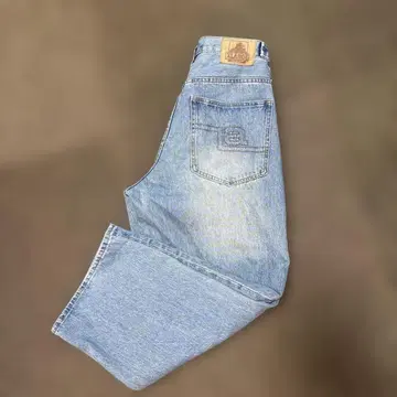 XLARGE 라이트 블루 와이드 데님