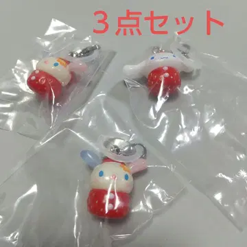 산리오 딸기 메지루시 액세서리 우사하나 시나모