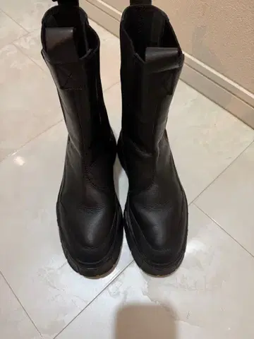 PUMA 사이드 고어 부츠 통굽