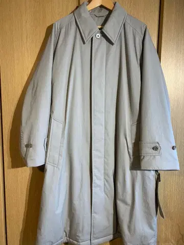 유니클로 U 패디드 스텐칼라 코트 L 그레이