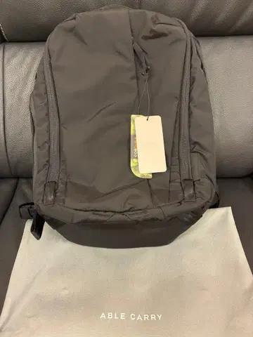 ABLE CARRY Max EDC 립스탑 블랙 26L