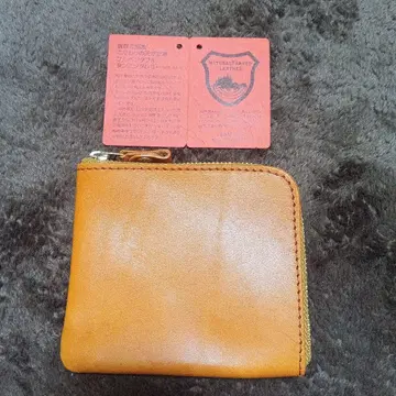 천연 가죽 도치기 가죽 L자 지퍼 지갑 CORTINA