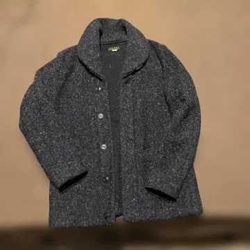 JELADO 버튼 코트 사이즈 38 다크 그레이
