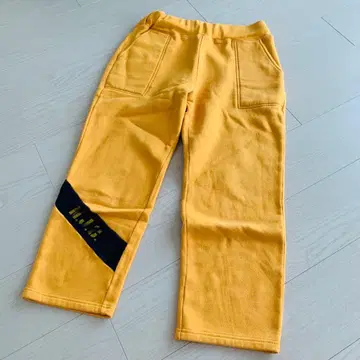 속기모 따뜻한 노티카 nautica 팬츠 맨투맨 바지 옐로우 컬러