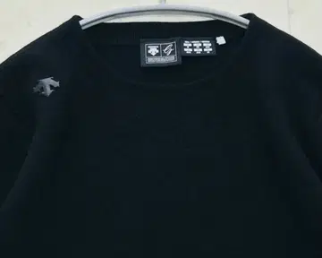 DESCENTE 스웨터 니트 골프웨어 남성용 울 혼방 M 블랙