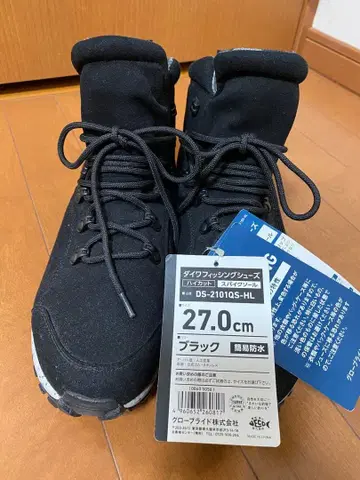 미사용 새상품 다이와 낚시용 신발 27.0cm 블랙
