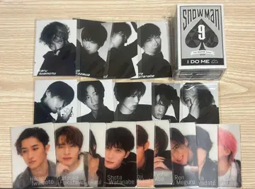 SnowMan 힐끗 보기 카드 티켓풍 카드 트럼프