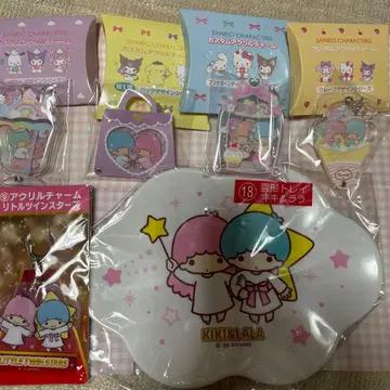 산리오 키키라라 묶음 (커스텀 아크릴 참) 1번 복권 상품