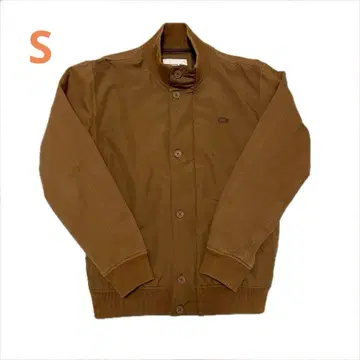 라코스테 LACOSTE 투습 라미네이티드 블루종 자켓 브라운 S
