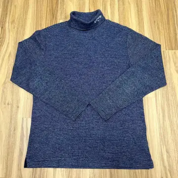 캘러웨이 스트라이프 터틀넥 셔츠 네이비 사이즈 (LL)