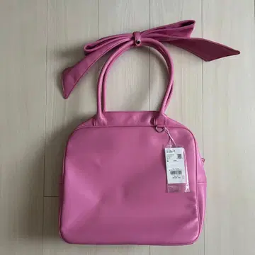 미사용 새상품 로리즈팜 사토무라 씨 리본 보스턴 핑크