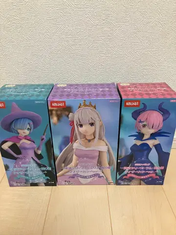 렘 에밀리아 라무 피규어 세트 동화 시리즈 리제로