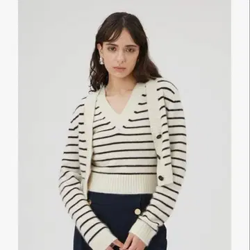 새상품급 [ FRAY I.D ] 라쿤 앙상블 니트