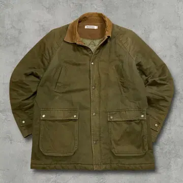 워크 자켓 옷깃 코듀로이 대형 포켓 카키 시티 보이 아메카지