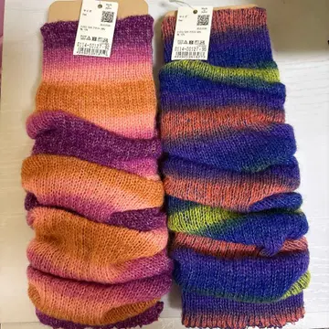 니트 레그 워머 2개 세트