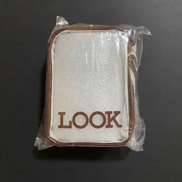 후지야 SnowMan 세로형 외출 클리어 파우치 LOOK 미개봉 새상품