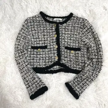 스나이델 스나이델 바리에 니트 자켓 트위드 골드 버튼 F