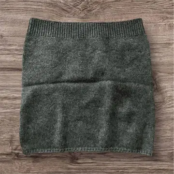 [ 미사용 ] evam eva cashmere band 복대 스톤 그레이