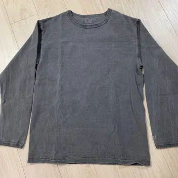 더블웍스 피그먼트 염색 헤비 웨이트 롱 T L 사이즈