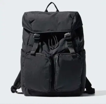 유니클로 멀티 포켓 백팩 검정 블랙 백팩