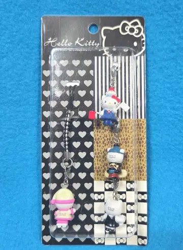 초레어 헬로키티 굿즈 컬렉션 (B) 4개 세트 스트랩 2005
