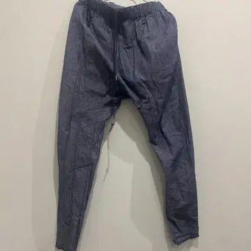 wir lineal 25ss 한정판 소재 샴브레이 데님 사루엘 팬츠