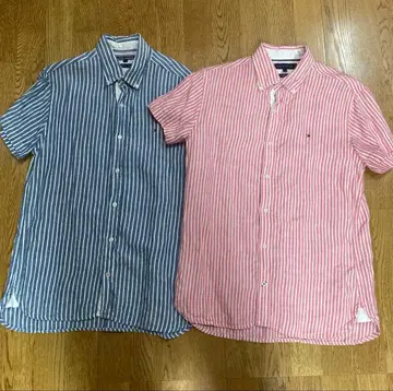 타미힐피거 린넨 셔츠 2장 세트 S 사이즈