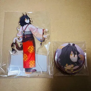 이쿠로 오바나이 말띠 아크릴 스탠드 캔뱃지 세트