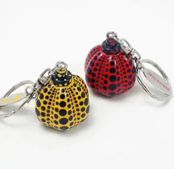 엄선 ] 쿠사마 야요이 호박 키링 빨강&노랑