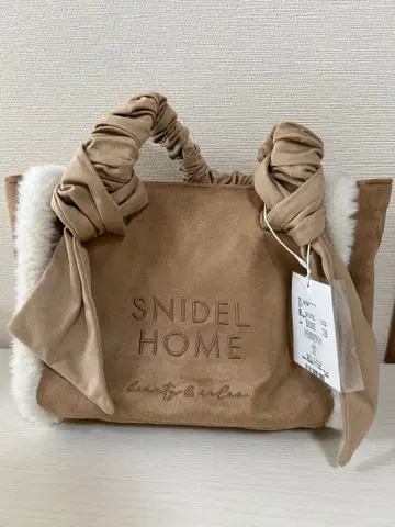 SNIDEL HOME 베이지 토트백