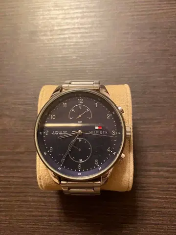 TOMMY HILFIGER 크로노그래프 시계 다크 블루