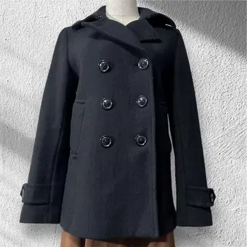 BEAUTY&YOUTH 피코트 블랙 울 혼방 나폴레옹 겨울 아우터 고급