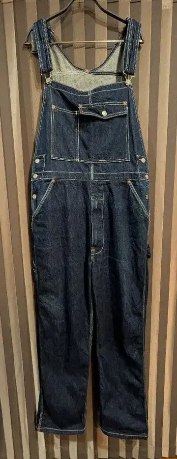 모모타로 진즈 데님 오버롤 사이즈 M