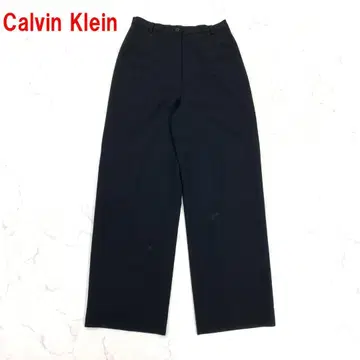 A7185 캘빈클라인 슬랙스 울 안감 있음 블랙 6