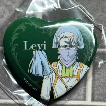 진격의 거인 WIT STUDIO 격동 특전 하트 캔뱃지 리바이