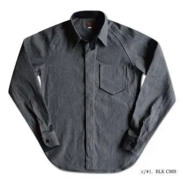 새상품 디럭스웨어 7646 블랙 샴브레이 셔츠 XL
