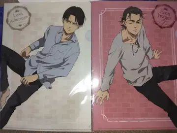 진격의 거인 리바이 아커만 엘렌 예거 A4 클리어 파일