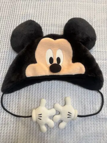 미키마우스 퍼 모자