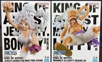 원피스 KING OF ARTIST 루피 보니 피규어 세트