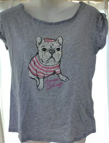 아르마니 프렌치 불독 T셔츠