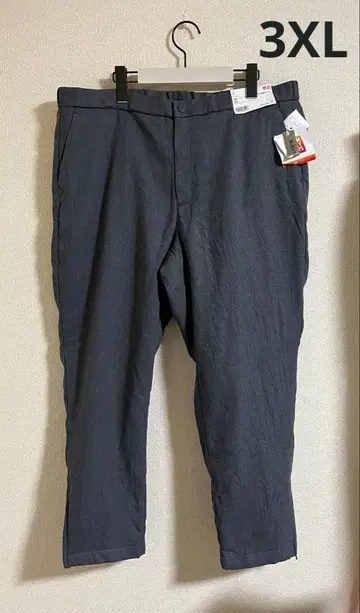새상품 UNIQLO 블록테크웜 이지 팬츠 3XL 그레이 웜 팬츠
