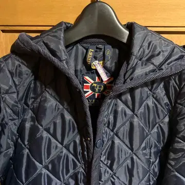 LAVENHAM 네이비 퀼팅 자켓